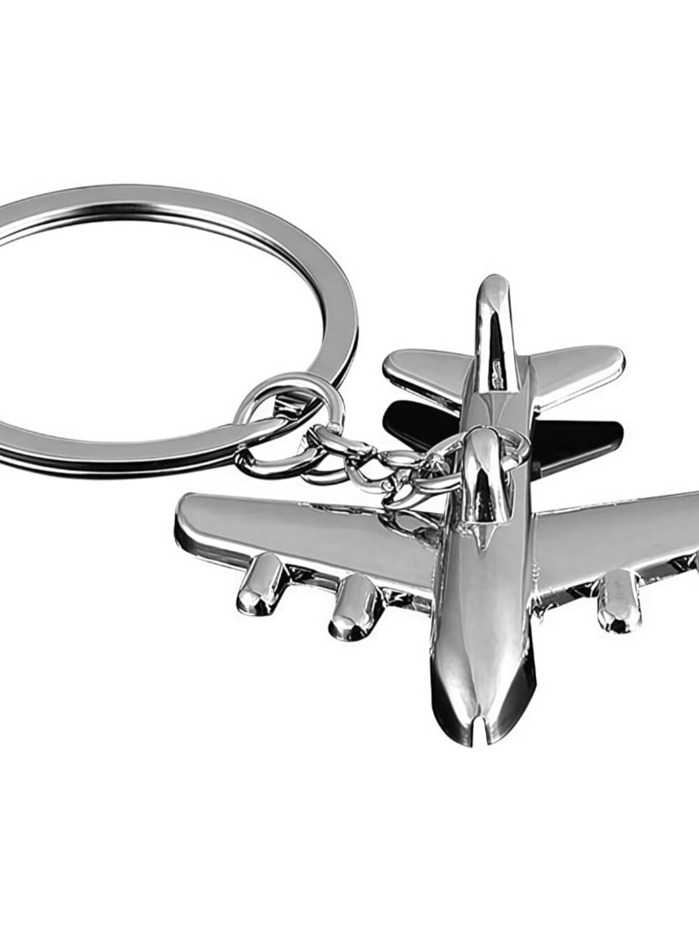 Metal Airplane Keychain, Aircraft Aviation Gift for Pilots